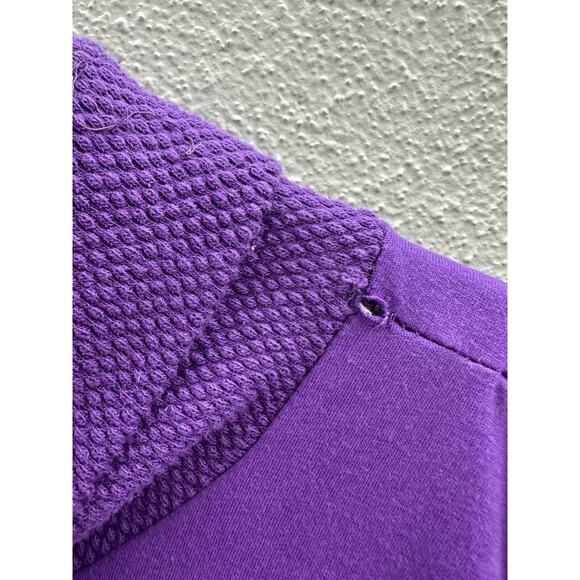 Ardee Womens Poncho Sweater Size Large Purple Crowl Neck Pullover Vintage - Picture 4 of 11